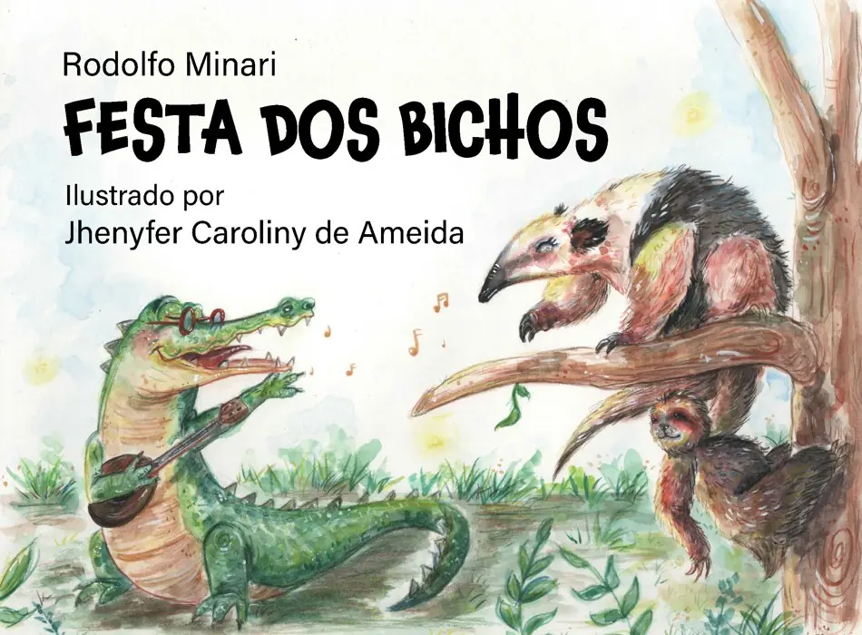 Capa do livro Festa dos bichos