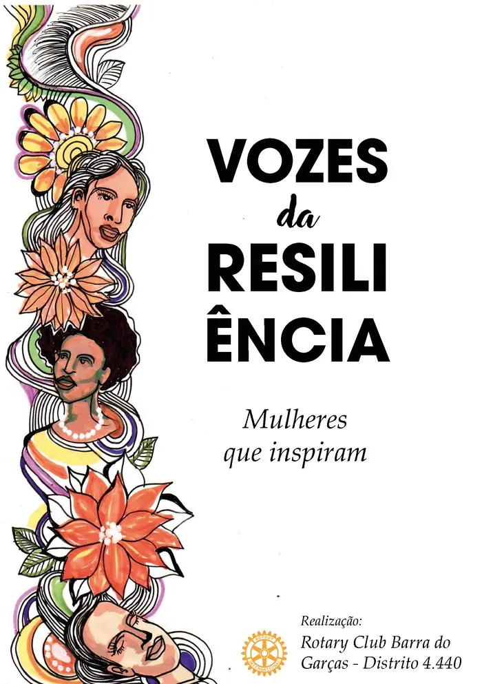 Capa do livro Vozes da resiliência